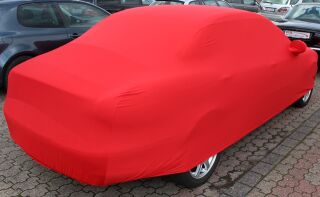 Vollgarage Mikrokontur® Rot mit Spiegeltaschen für Jaguar X-Type
