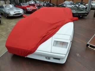 Vollgarage Mikrokontur® Rot mit Spiegeltaschen für Lamborghini Countach
