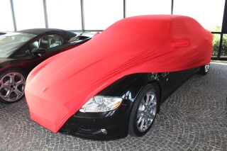 Vollgarage Mikrokontur® Rot mit Spiegeltaschen für Maserati Quattroporte V