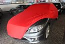 Red AD-Cover ® Mikrokontur with mirror pockets for Mercedes CL-Klasse