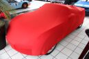 Red AD-Cover ® Mikrokontur with mirror pockets for Opel GT II