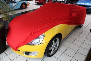 Vollgarage Mikrokontur® Rot mit Spiegeltaschen für Opel...