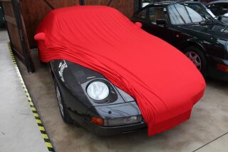 Vollgarage Mikrokontur® Rot mit Spiegeltaschen für Porsche 928
