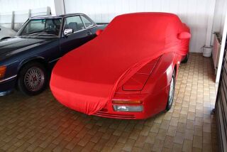 Vollgarage Mikrokontur Rot mit Spiegeltaschen für Porsche...