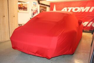 Vollgarage Mikrokontur® Rot mit Spiegeltaschen für Porsche 964