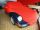 Red AD-Cover ® Mikrokontur with mirror pockets for Porsche 964