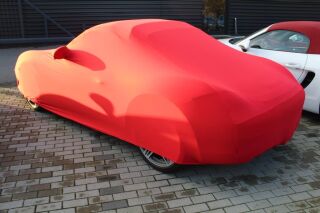 Vollgarage Mikrokontur® Rot mit Spiegeltaschen für Porsche Boxster 986 & 987