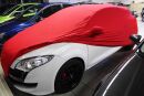 Red AD-Cover ® Mikrokontur with mirror pockets for Renault Clio