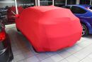 Vollgarage Mikrokontur® Rot mit Spiegeltaschen für Renault Clio RS