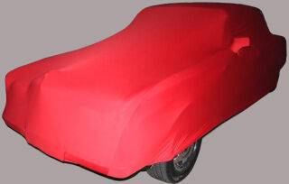 Vollgarage Mikrokontur® Rot mit Spiegeltaschen für Rolls-Royce Flying Spur