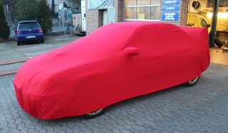 Vollgarage Mikrokontur® Rot mit Spiegeltaschen für Subaru...