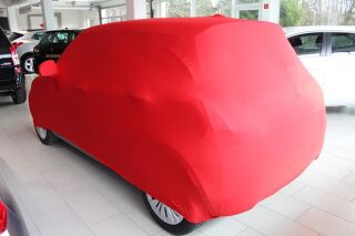 Vollgarage Mikrokontur® Rot mit Spiegeltaschen für Suzuki Swift
