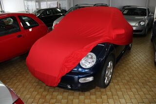 Red AD-Cover ® Mikrokontur with mirror pockets for VW Beetle New