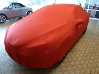 Vollgarage Mikrokontur® Rot mit Spiegeltaschen für Peugeot 308cc