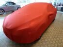 Red AD-Cover ® Mikrokontur with mirror pockets for Peugeot 308cc