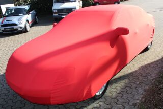 Vollgarage Mikrokontur® Rot mit Spiegeltaschen für VW Phaeton