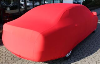 Vollgarage Mikrokontur® Rot mit Spiegeltaschen für VW Phaeton