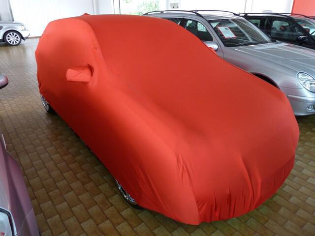 Autoabdeckung Mikrokontur® Rot für VW Polo ab 2002