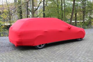 Vollgarage Mikrokontur® Rot mit Spiegeltaschen für Mercedes E-Klasse Kombi S211