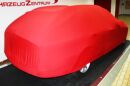 Red AD-Cover ® Mikrokontur with mirror pockets for Mercedes C-Klasse T-Modell S 203