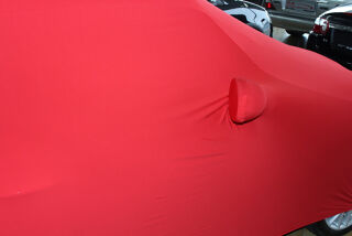 Vollgarage Mikrokontur® Rot mit Spiegeltaschen für Mini Clubman