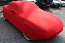 Rote Vollgarage mit Spiegeltaschen für Mazda MX-5...