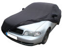 Black AD-Cover ® Mikrokuntur with mirror pockets for Audi A4 Limousine