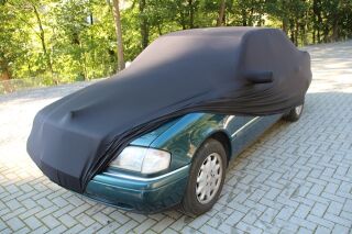 Vollgarage Mikrokontur® Schwarz mit Spiegeltaschen für Mercedes C-Klasse 1993-1999