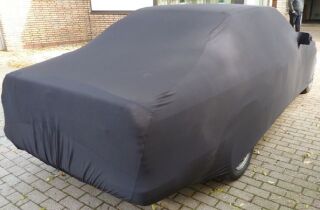 Vollgarage Mikrokontur® Schwarz mit Spiegeltaschen für Mercedes E-Klasse (W124) Lim., Coupe & Cabrio