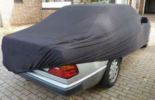 Vollgarage Mikrokontur® Schwarz mit Spiegeltaschen für Mercedes E-Klasse (W124) Lim., Coupe & Cabrio