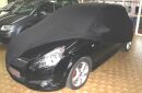Black AD-Cover ® Mikrokuntur with mirror pockets for Opel Corsa D ab 2008