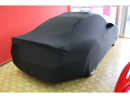 Black AD-Cover ® Mikrokuntur with mirror pockets for Porsche 997 Turbo