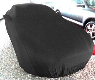 Black AD-Cover ® Mikrokuntur with mirror pockets for BMW 6er Coupe E63