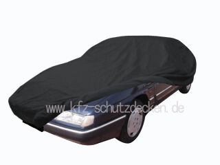 Black AD-Cover ® Mikrokuntur with mirror pockets for Citroen XM