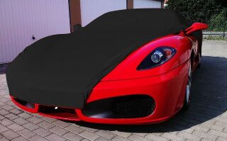Vollgarage Mikrokontur® Schwarz mit Spiegeltaschen für Ferrari F430