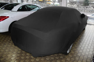 Vollgarage Mikrokontur® Schwarz mit Spiegeltaschen für Jaguar XKR