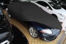 Black AD-Cover ® Mikrokuntur with mirror pockets for Jaguar XKR