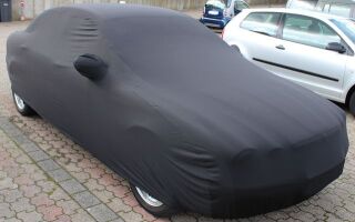 Vollgarage Mikrokontur® Schwarz mit Spiegeltaschen für Jaguar X-Type