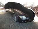 Black AD-Cover ® Mikrokuntur with mirror pockets for Maserati Quattroporte V