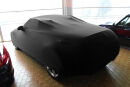 Black AD-Cover ® Mikrokuntur with mirror pockets for Nissan 350 Z und Roadster