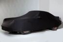Black AD-Cover ® Mikrokuntur with mirror pockets for Porsche 911F & 912