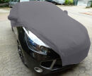 Black AD-Cover ® Mikrokuntur with mirror pockets for Renault Wind