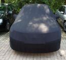 Black AD-Cover ® Mikrokuntur with mirror pockets for Saab 9-3