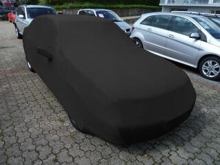 Black AD-Cover ® Mikrokuntur with mirror pockets for Saab 9-5