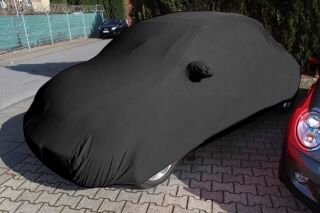 Black AD-Cover ® Mikrokuntur with mirror pockets for VW Beetle New