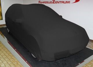 Black AD-Cover ® Mikrokuntur with mirror pockets for Mercedes C-Klasse T-Modell S 202