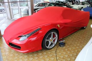 Rotes AD-Cover Mikrokontur mit Spiegeltaschen für Ferrari...