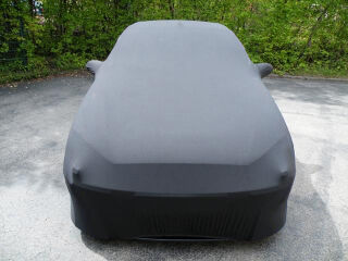 Schwarzes AD Mikrokontur Car-Cover mit Spiegeltaschen für Ford Focus ST