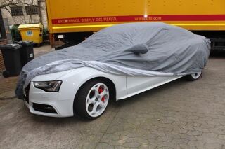Car-Cover Outdoor Waterproof mit Spiegeltaschen für Audi A5 Cabrio