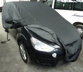 Car-Cover Satin Black mit Spiegeltaschen für Ford Grand...